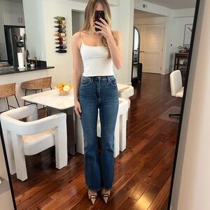 Abercrombie & Fitch Curve Love Ultra High Rise Flare Jeans